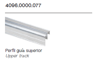Perfil de Guia Superior 4096.0000.077