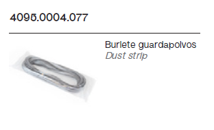 Burlete Guardapolvos 4095.0004.077