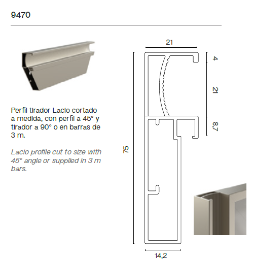 Perfiles Lacio Collection