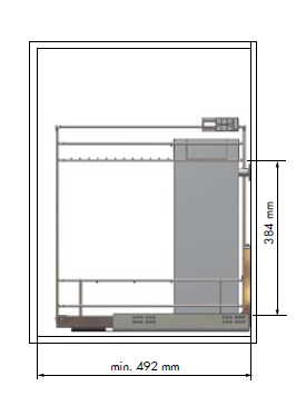 Botellero Panero Extraíble 460mm