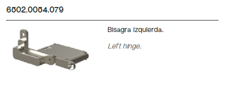 Bisagra Izquierda 6502.0054.079