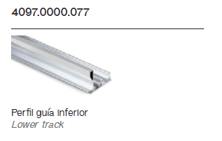 Perfil de Guia Inferior 4097.0000.077
