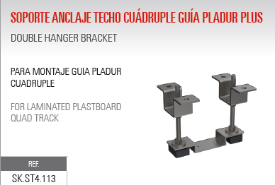 Soporte de Anclaje a Techo Guias Pladur Plus
