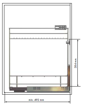 Botellero Extraíble 460mm