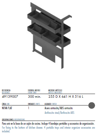 Despensero Cajón 480mm