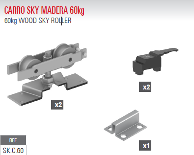 Carro Sky Madera 60kg SK.C.60