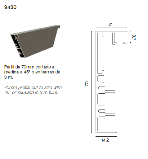 Perfiles Lacio Collection
