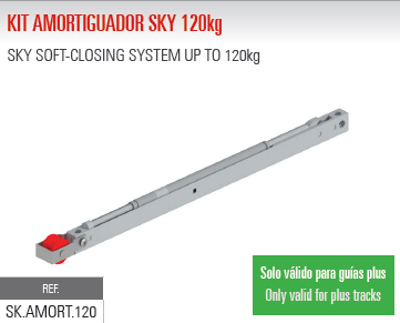 Kit Amortiguador Sky 120kg SK.AMORT.120