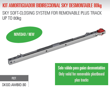 Kit Amortiguador Bidireccional Desmontable Sky 60 - 120kg