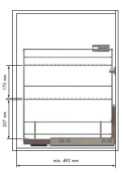 Despensero Extraíble 376mm