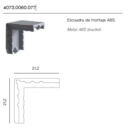 Escuadra de Montaje 4073.0060.077