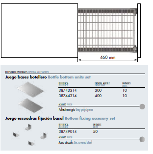 Botellero Extraíble 460mm