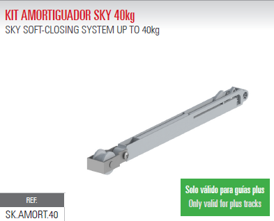 Kit Amortiguador Sky 40kg SK.AMORT.40