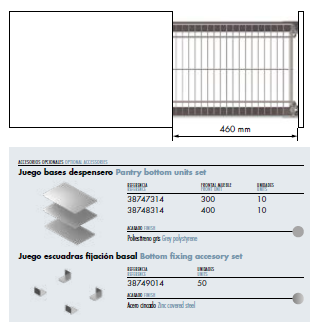 Despensero Extraíble 460mm