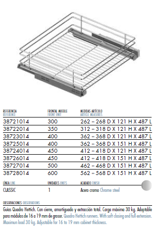 Bandeja Multiuso 460mm