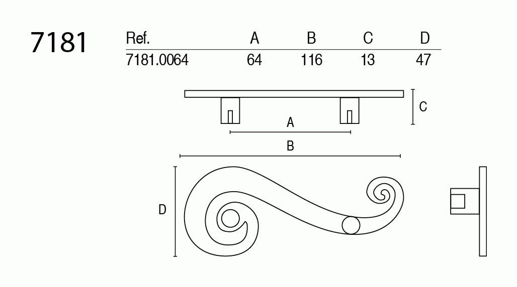 Tirador Dordogne 7180 - 7181