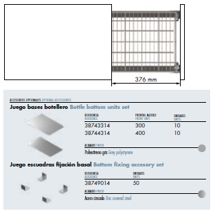 Botellero Extraíble 376mm