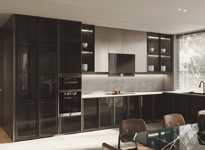 Perfil Superior e Inferior de Puerta Corredera Tiro Collection