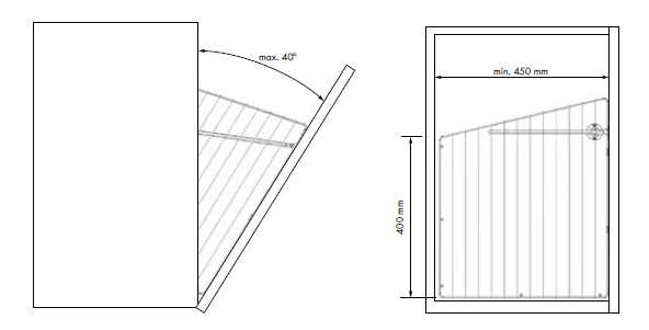 Tolva Ropa Abatible 450mm