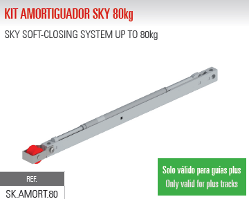 Kit Amortiguador Sky 80kg SK.AMORT.80