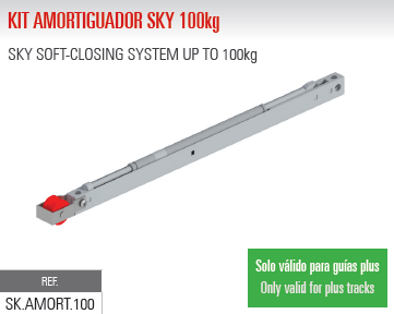 Kit Amortiguador Sky 100kg SK.AMORT.100