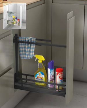 Soporte Paños Guías Laterales 460mm