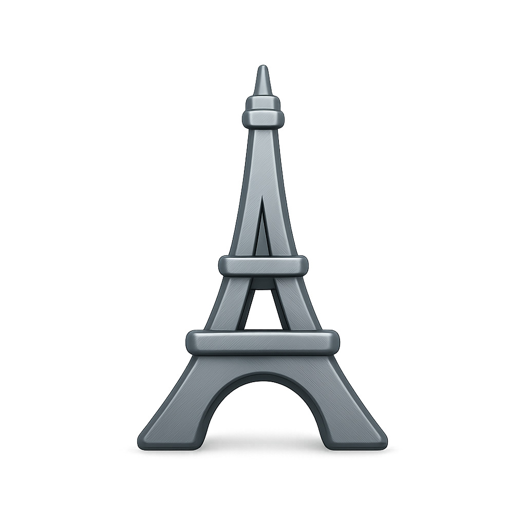 Eiffel Tower - iron grey