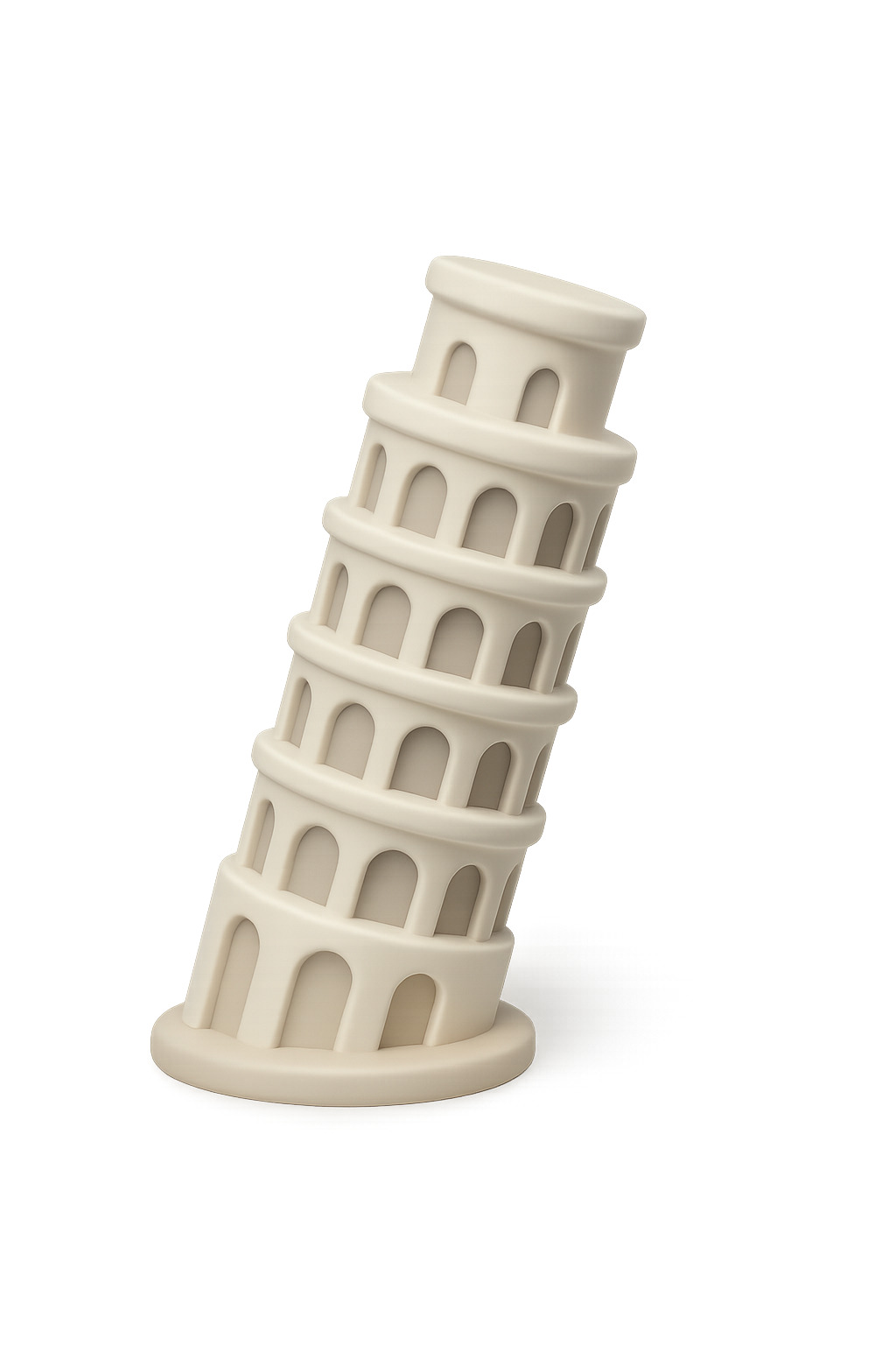 Tower of Pisa - white stone