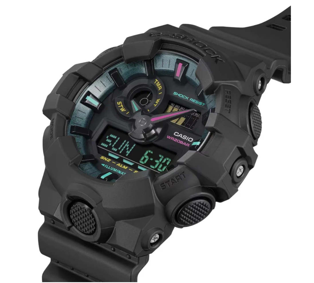 Casio G-Shock Analog-Digital Black (GA-700MF-1A)