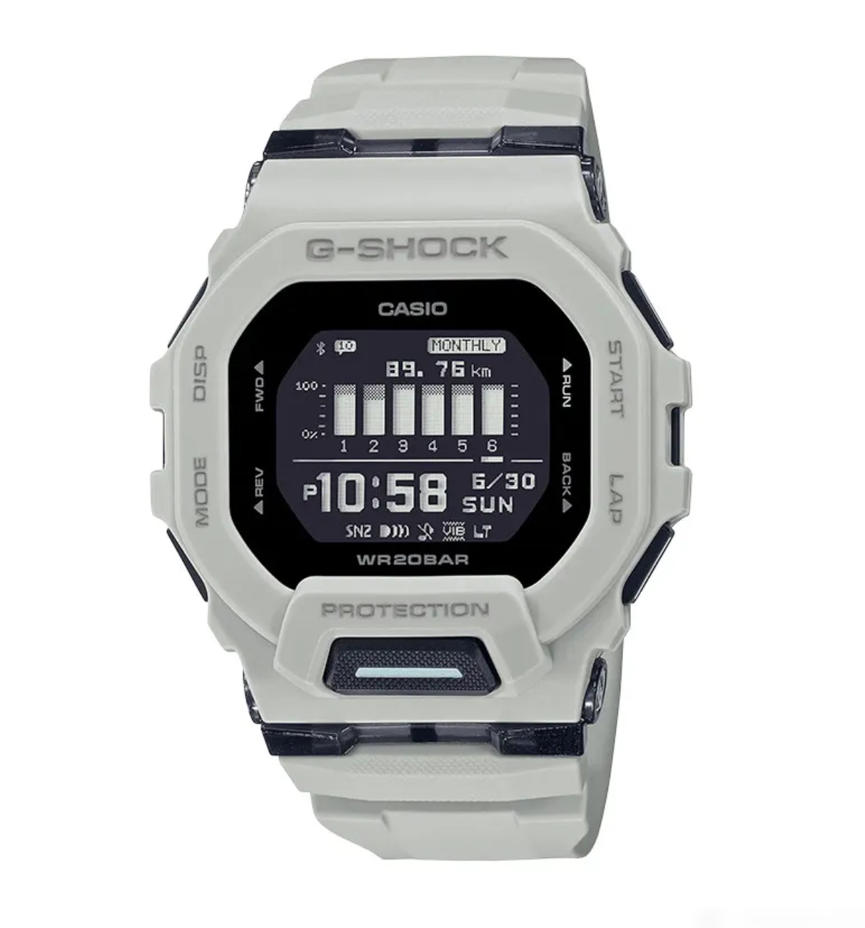 Casio G-Shock Digital Sports Watch Grey (GBD-200UU-9)