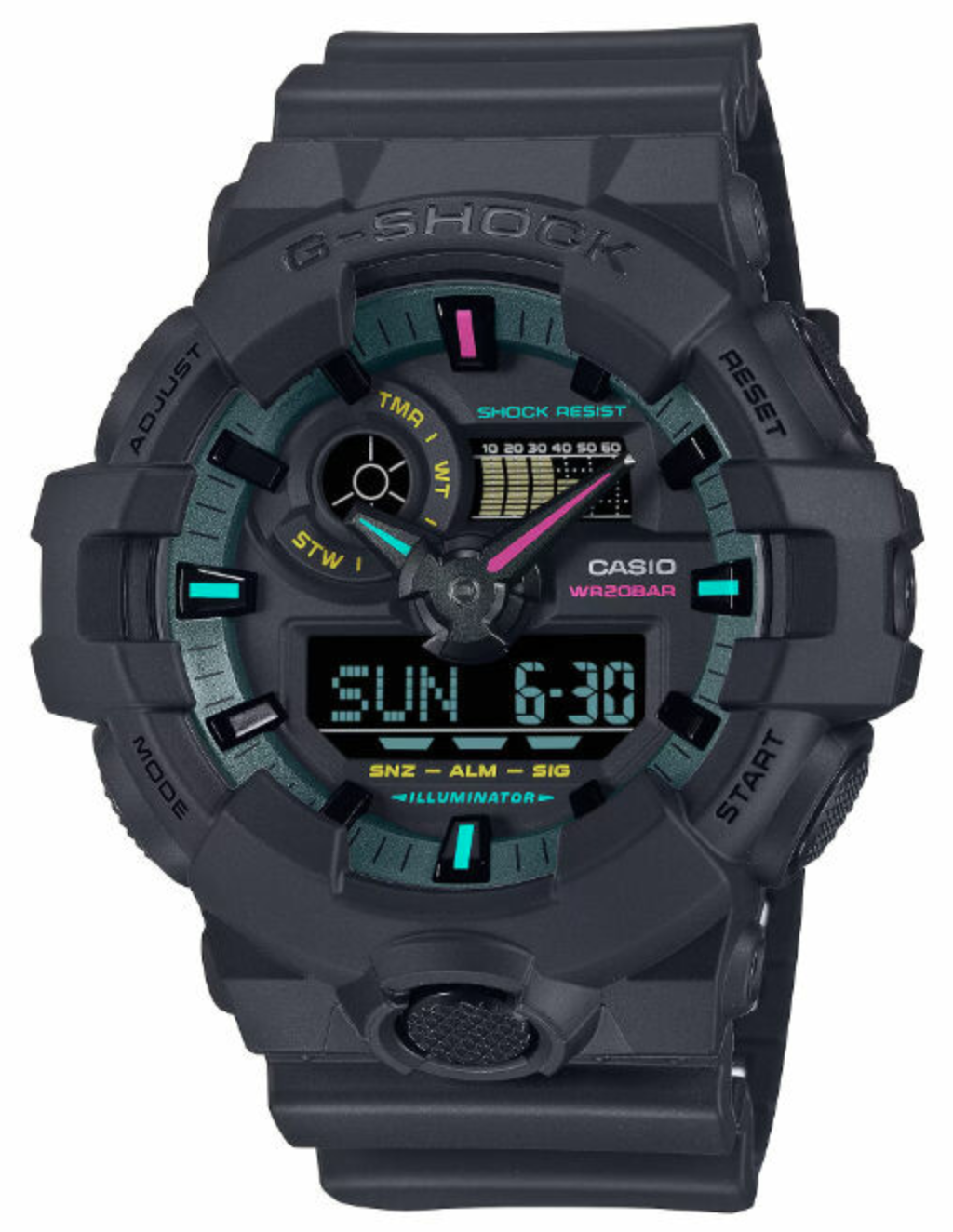 Casio G-Shock Analog-Digital Black (GA-700MF-1A)
