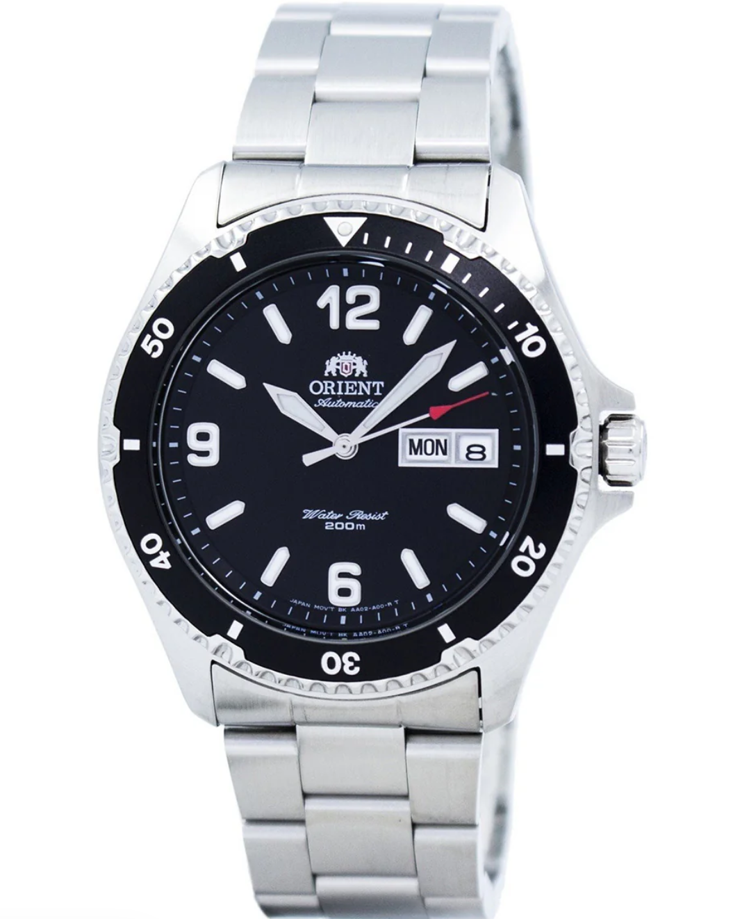 Orient Mako II FAA02001B9 / TAA02001B9 Men’s Automatic Diver Watch – Black Dial Stainless Steel 200M