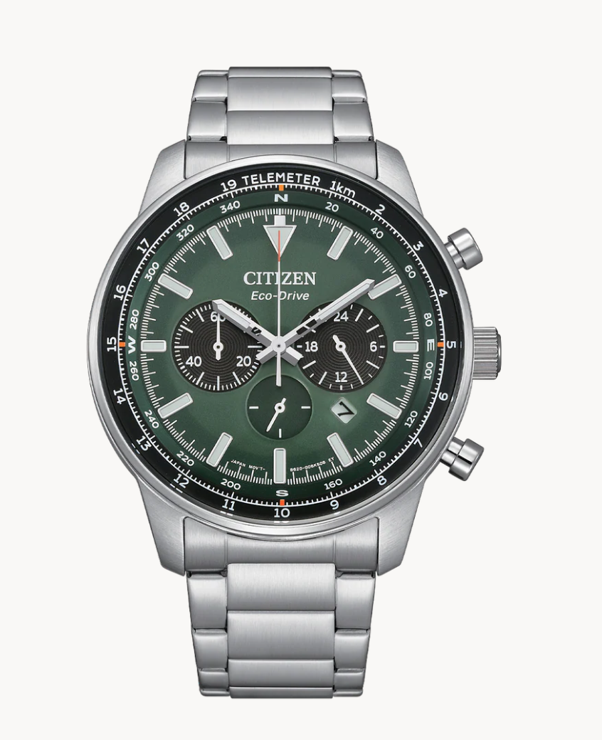 Citizen Eco-Drive Telemeter Chronograph Watch (CA4500-91X)