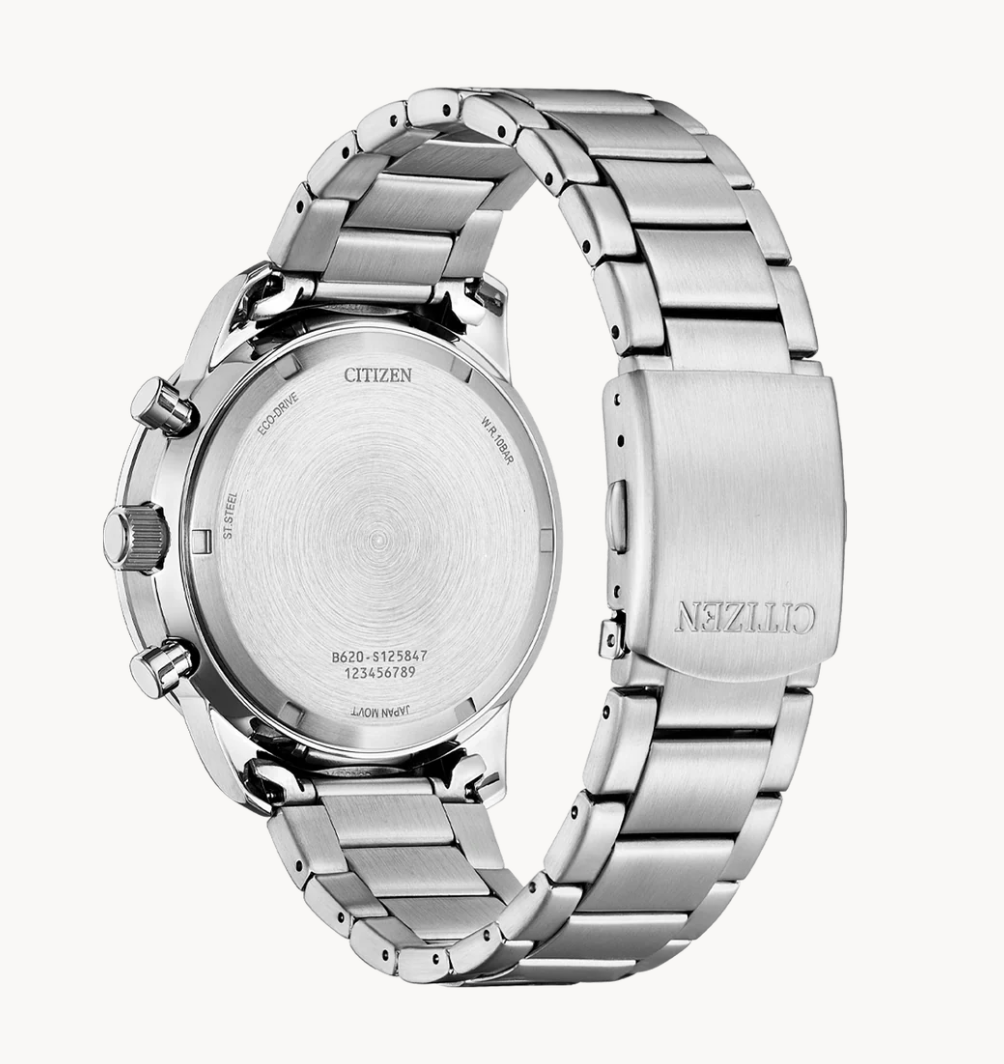 Citizen Eco-Drive Telemeter Chronograph Watch (CA4500-91X)