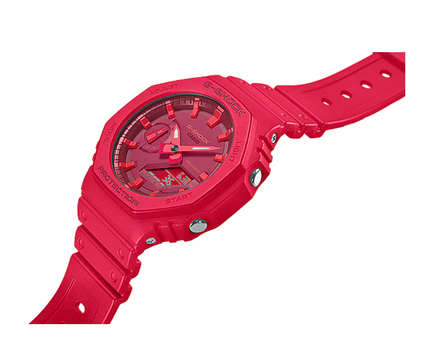 Casio G-Shock Red “CasiOak” – Slim Carbon Core Guard 200M Watch