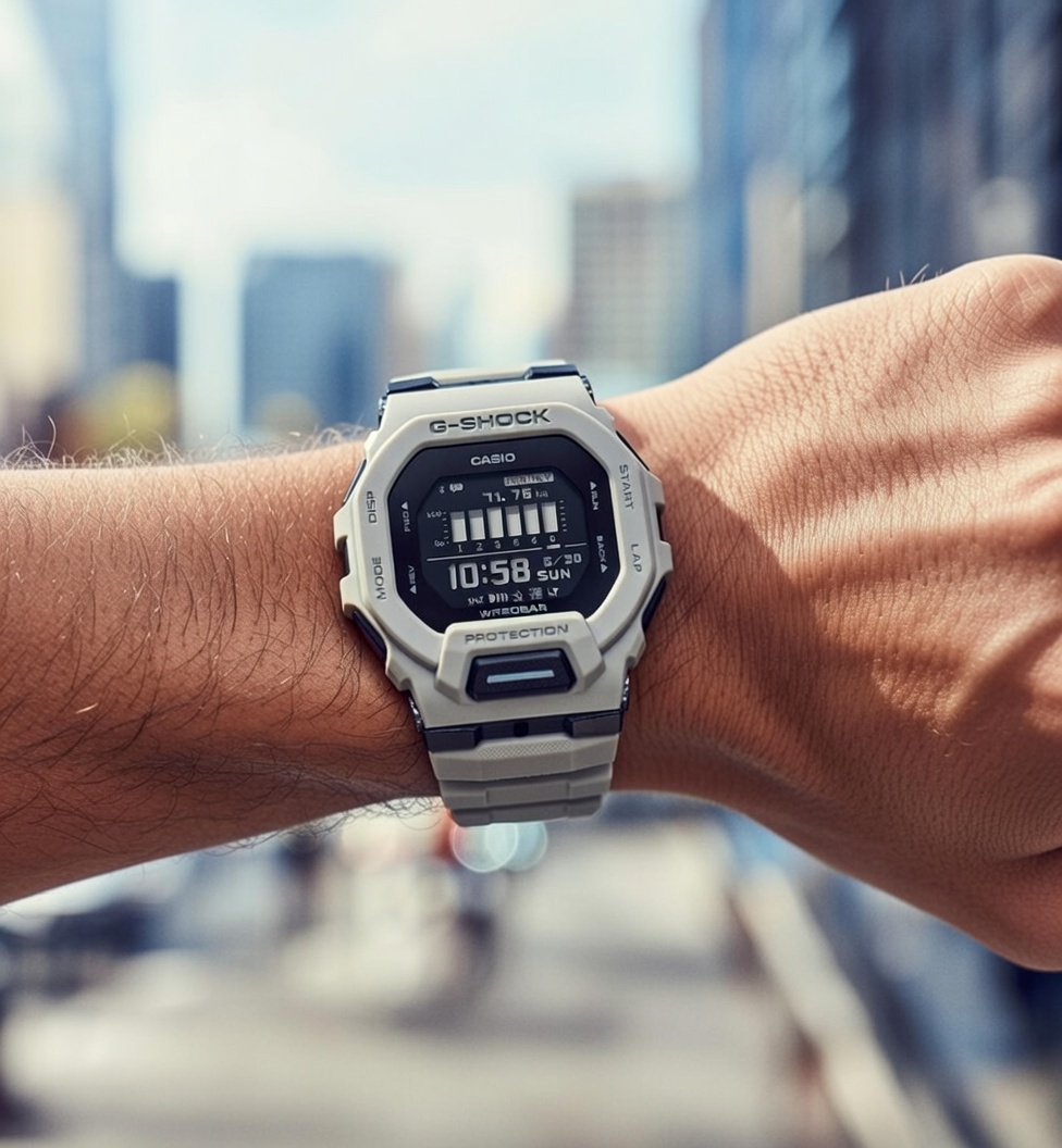 Casio G-Shock Digital Sports Watch Grey (GBD-200UU-9)