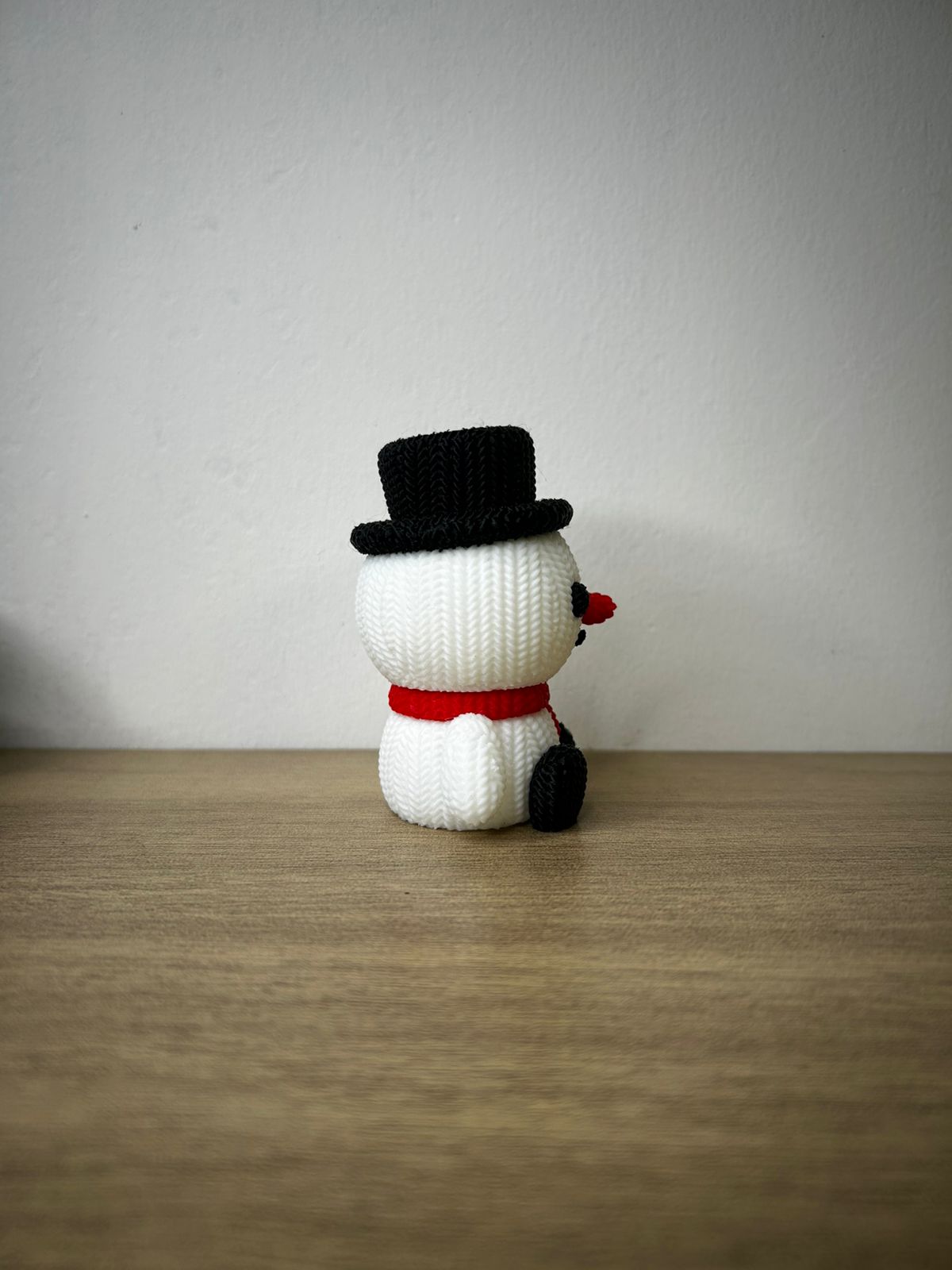 Muñeco de Nieve Tejido