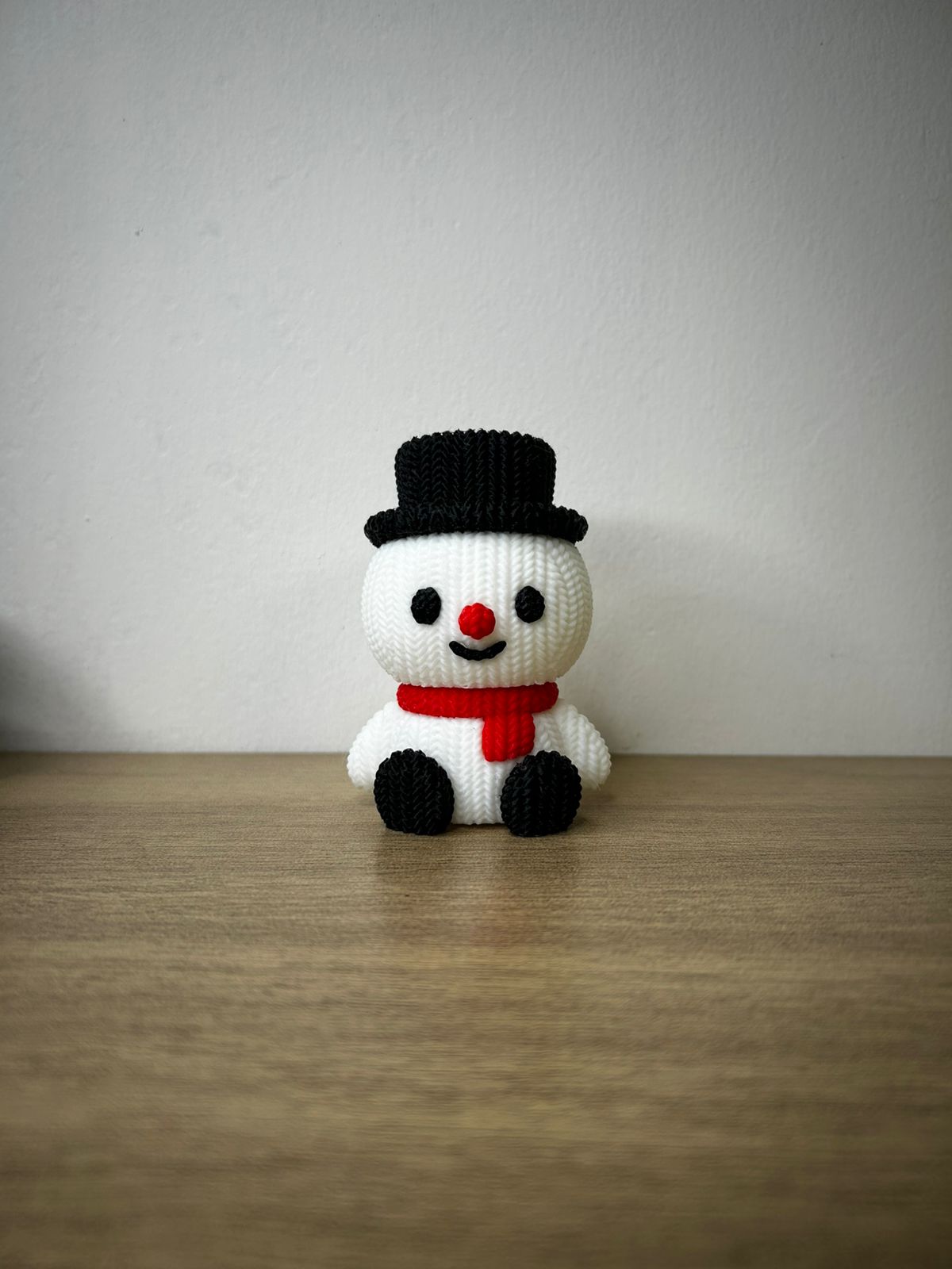 Muñeco de Nieve Tejido