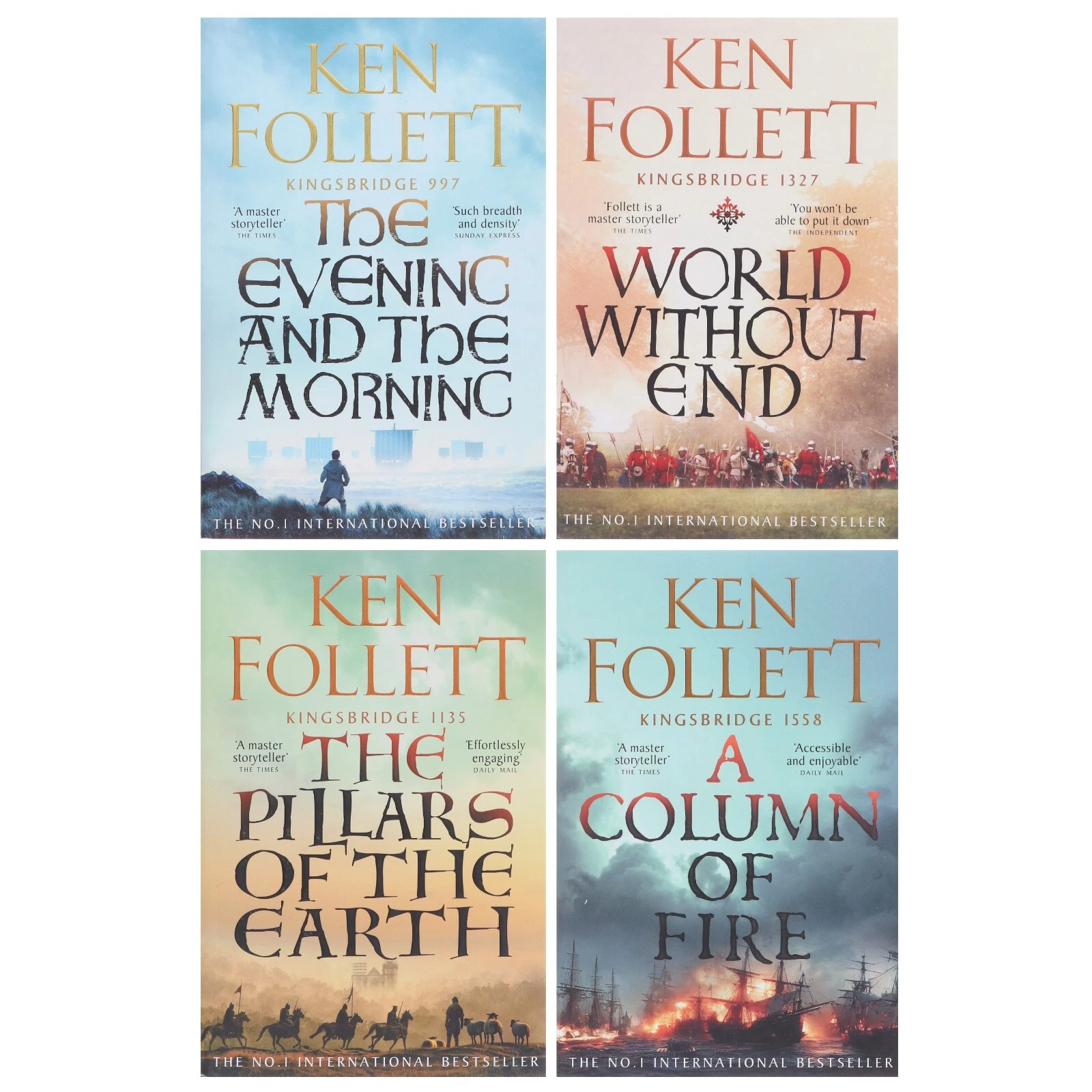 Ken Follett Kingsbridge Series Box Set