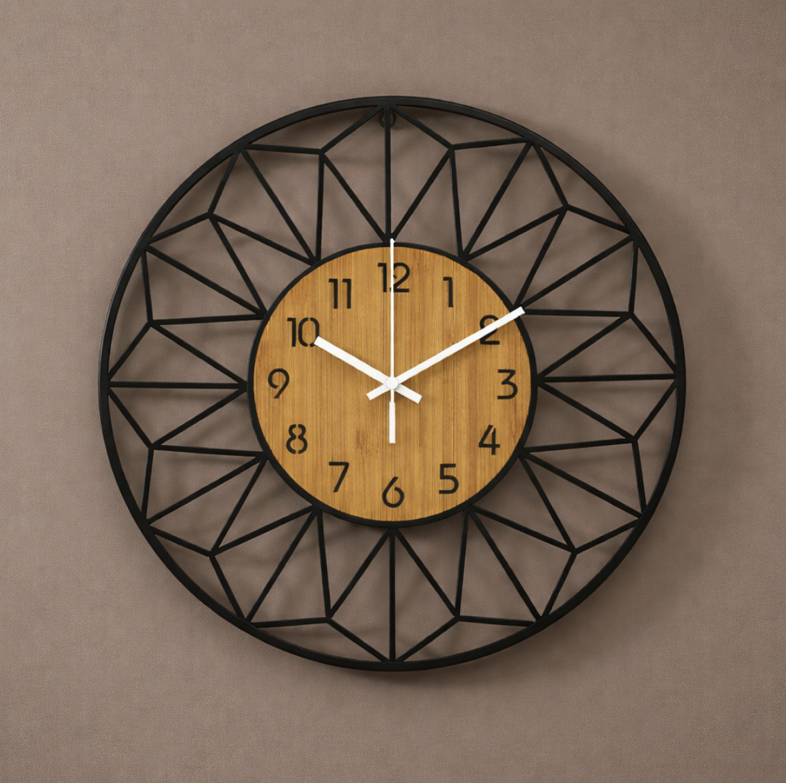 Geometric Wall Clock