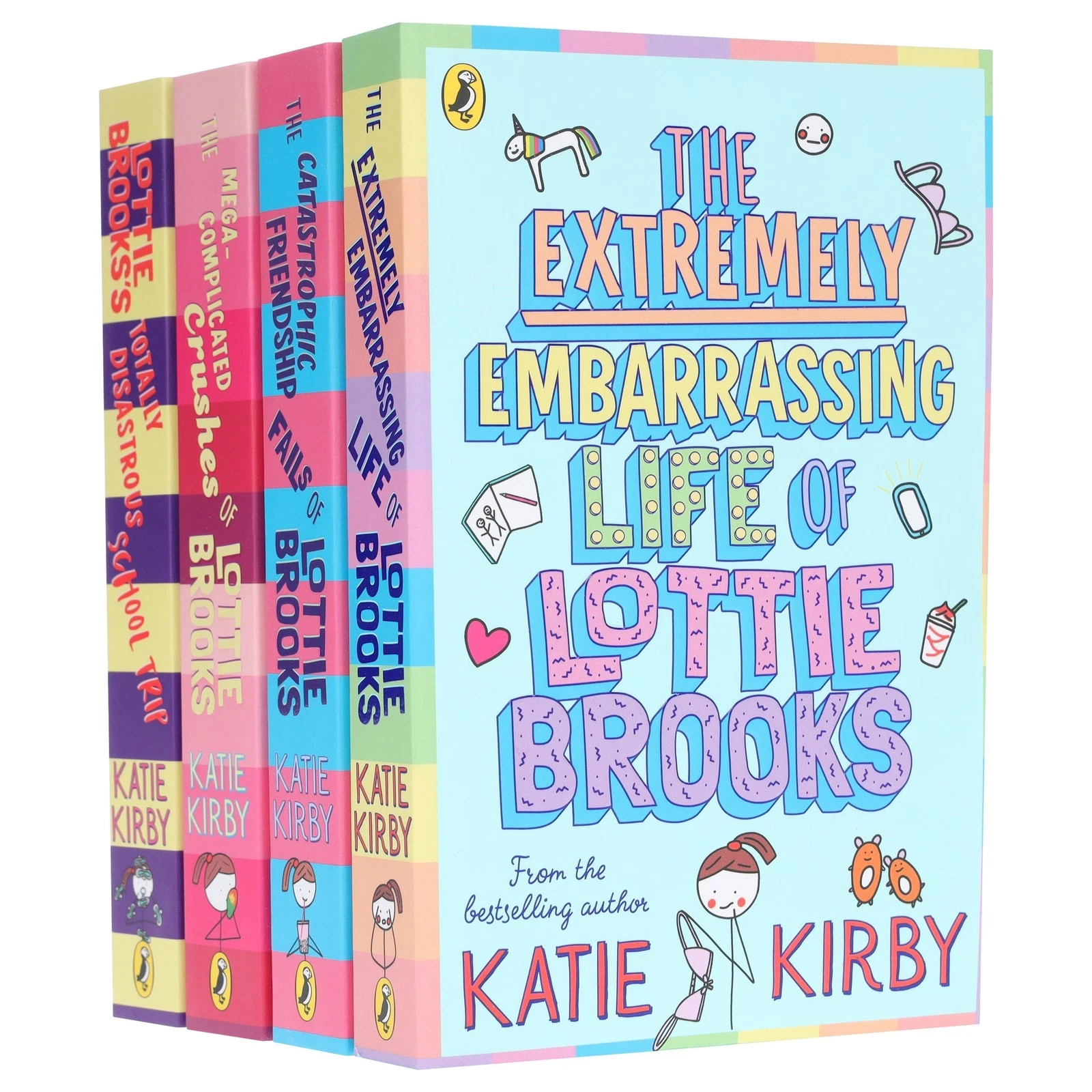 Lottie Brooks Series By Katie Kirby 4 Book Collection Set