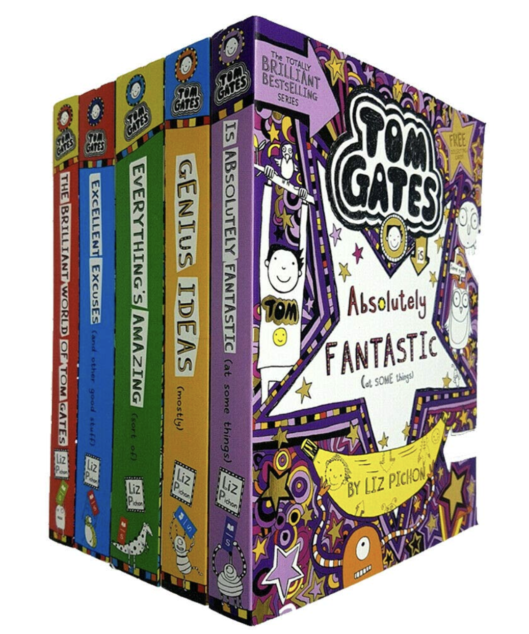 Tom Gates Series 1 Collection 5 Book Set