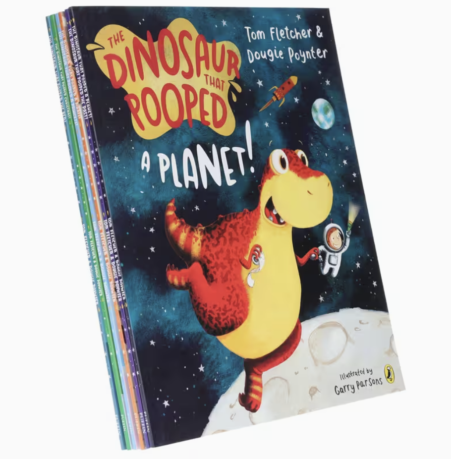The Dinosaur That Pooped 6 Book Collection