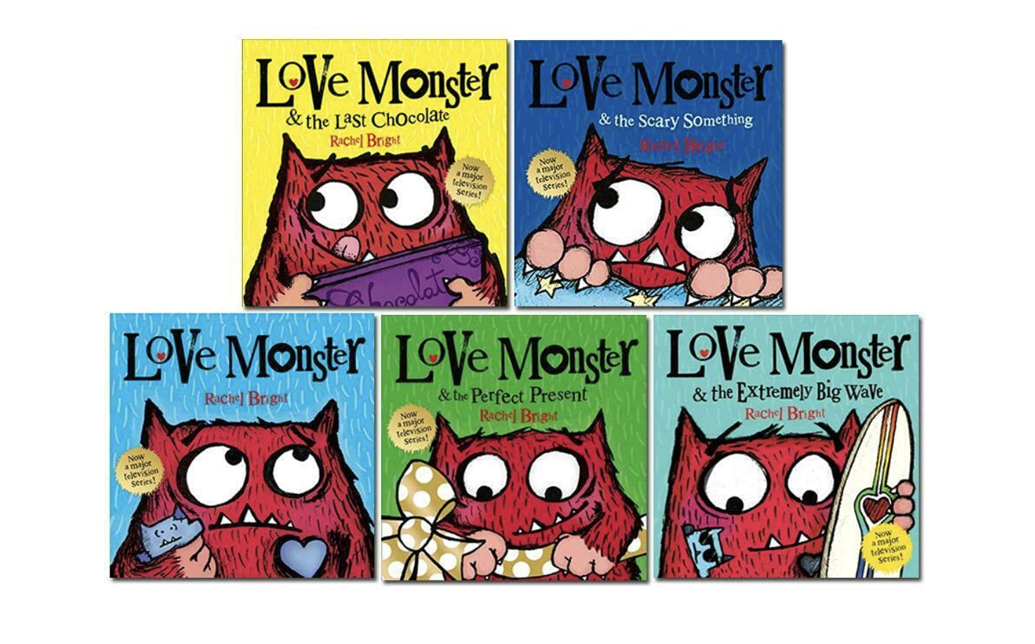 Rachel Bright Love Monster Collection 5 Book Set