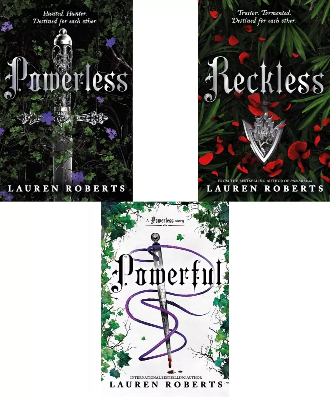 Reckless and Powerless 3 Book Set by Lauren Roberts