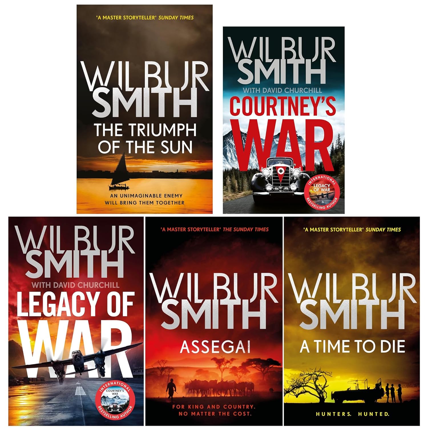 Wilbur Smith Adventure Novels Collection