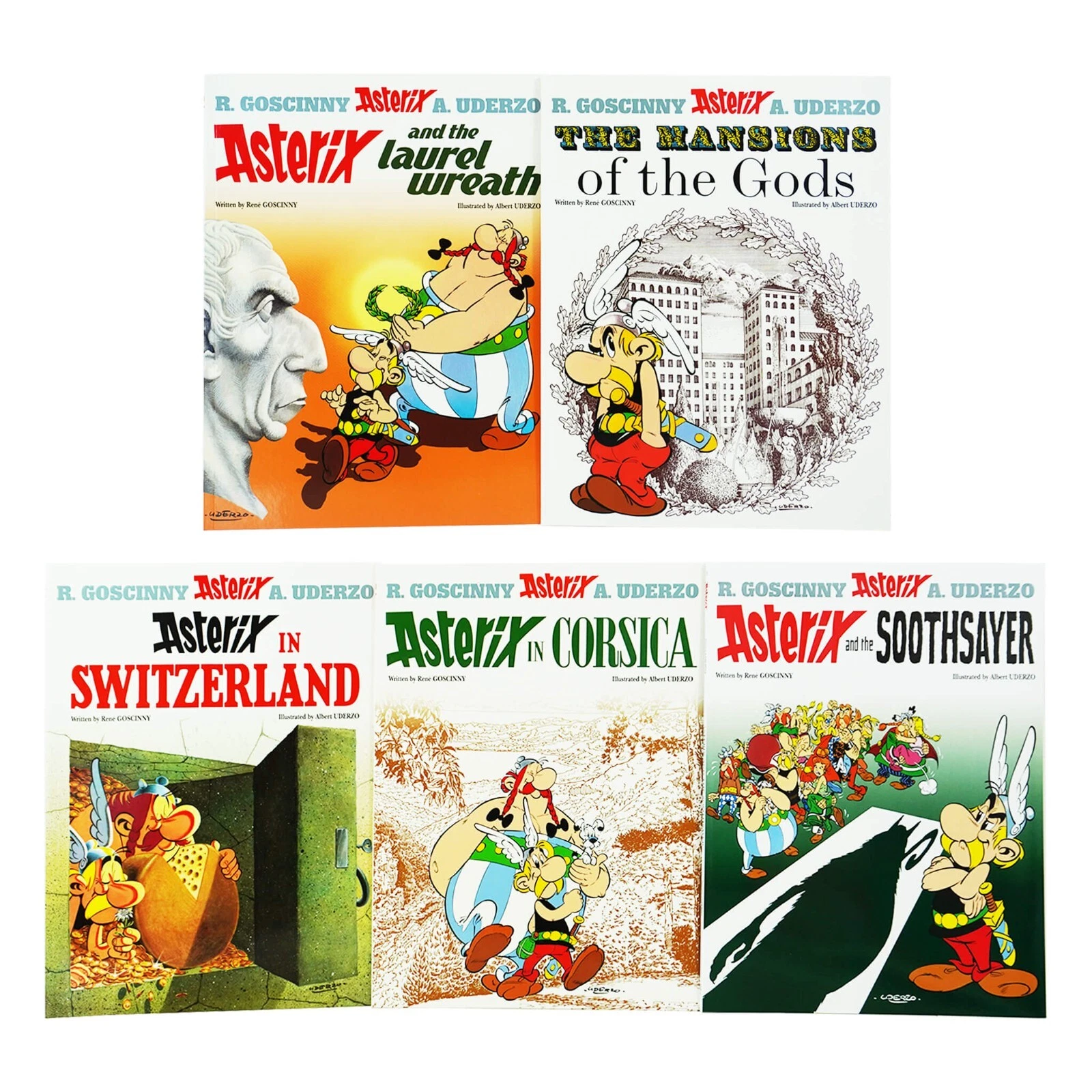 Asterix Series 4 (Book 16-20) 5 Book Set