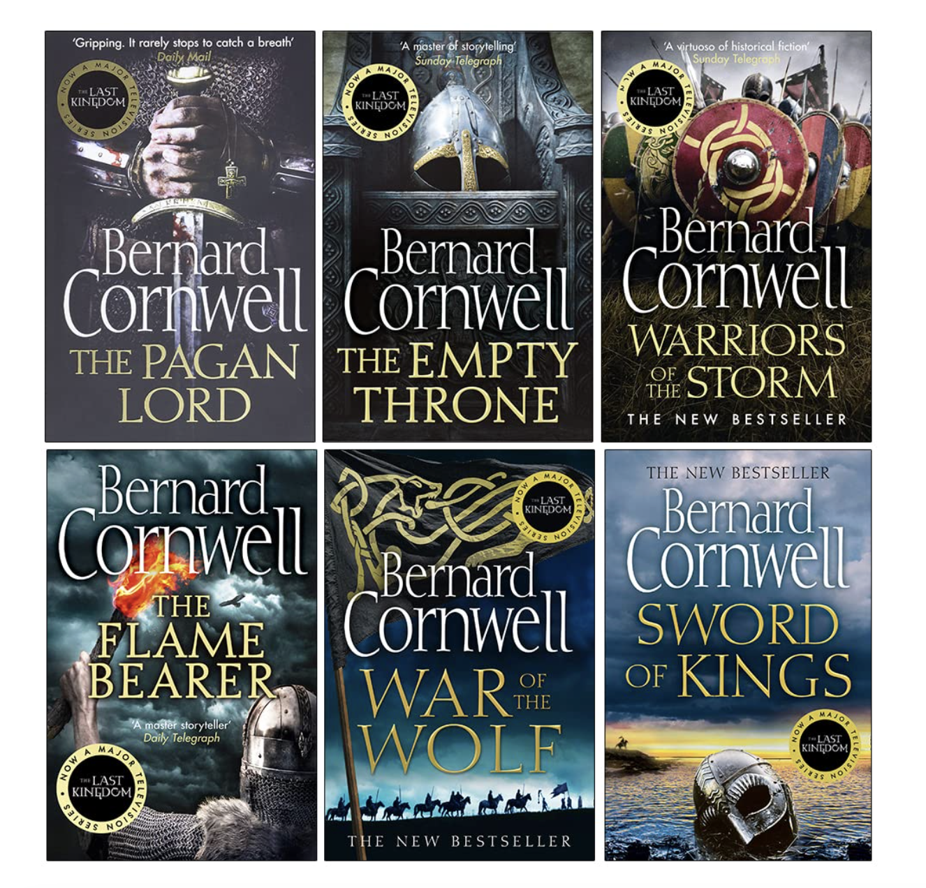 The Last Kingdom Series 6 Book Set By Bernard Cornwell