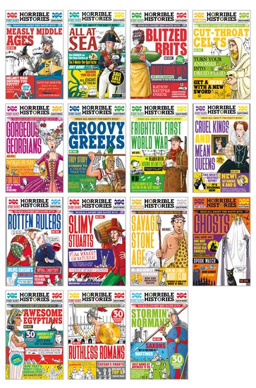 Horrible Histories Blood-Curdling Box of 20 Books