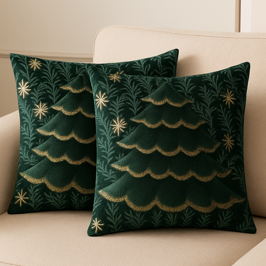 Christmas Tree Decorative Throw Pillows